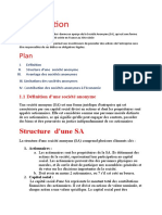 Structure D'une SA