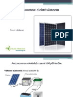 Sven Lookene Autonoomne Elektrisysteem