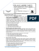 Soal Pat Utama Viii Indo Fix Kirim 18 Mei 2022 PDF Revisi 23 Mei 2022
