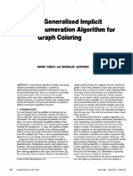 A Generalized Implicit Graph Enumeration Algorithm For Graph Coloring 1982