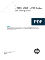 HP StoreOnce Sistema 2700, 2900, 4500 y 4700 Backup