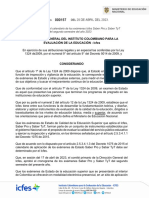 RESOLUCIÃ - N NÂ° 000157 DEL 20 DE ABRIL DEL 2023 CRONOGRAMA SEGUNDO SEMESTRE SABER PRO Y SABER TyT