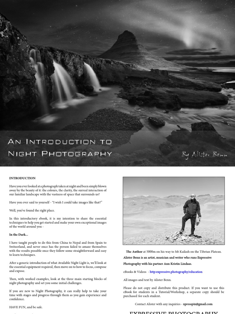 Night Photography Techniques Explained | PDF | Exposure (Photography ...