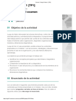 Examen - Trabajo Práctico 1 (TP1) Diagnostico Organizacional 75%