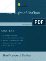 15th Night of Sha'ban