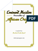 Emminent Personlaities of African Origin