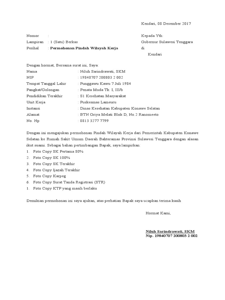 Surat permohonan for gubernur pdf