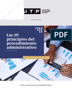 Semana 8 - PDF - Los 19 Principios Del Procedimiento Administrativo