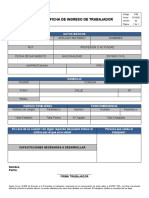 F-09 Ficha de Ingreso Trabajador