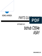 bizhub C554e Parts Manual