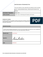 Complete Authentication Form Diploma