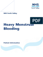 Heavy Menstrual Bleeding: NHS Forth Valley