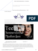 Raederle's Teeth Remineralizing Masterclass - DIY Cavity Repair!