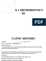 Seminar 1 Orthodontics III.