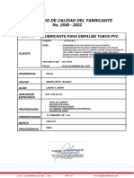 N° 2549 - 2022 LUBRICANTE PARA TUBOS DE PVC 1 GALON (M)