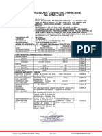 N° 02548-2022 CERTIFICADO DE CALIDAD 315 MM SN-4 (S-20) ALCANTARILLADO NTP ISO 4435 (M)