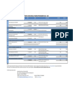 Updated Unbs Training Calendar Fy 2022 - 2023