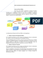 Elaborar Un Informe Sobre La Estructura de La Administración Financiera en El Sector Público Elaborado Mia