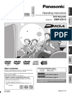 Panasonic DMR-ES15 User manual
