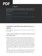 Metabolic Rate