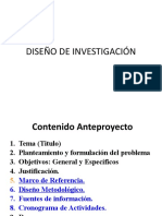 Diseño de Investigación