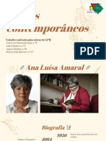 Poetas Contemporâneos-Português