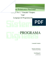 Programa: Instituto Politécnico Nacional