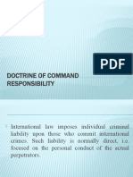 PSJLC Doctrine of Command Responsibility