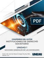 Instituciones de Derecho Societario: Unidad 1