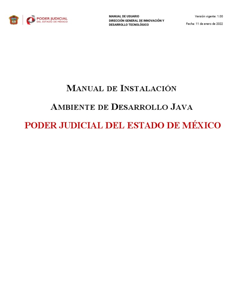 Java - Manual de Instalación de Ambiente de Desarrollo | PDF | Entorno ...