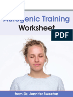 Autogenic Training Worksheet