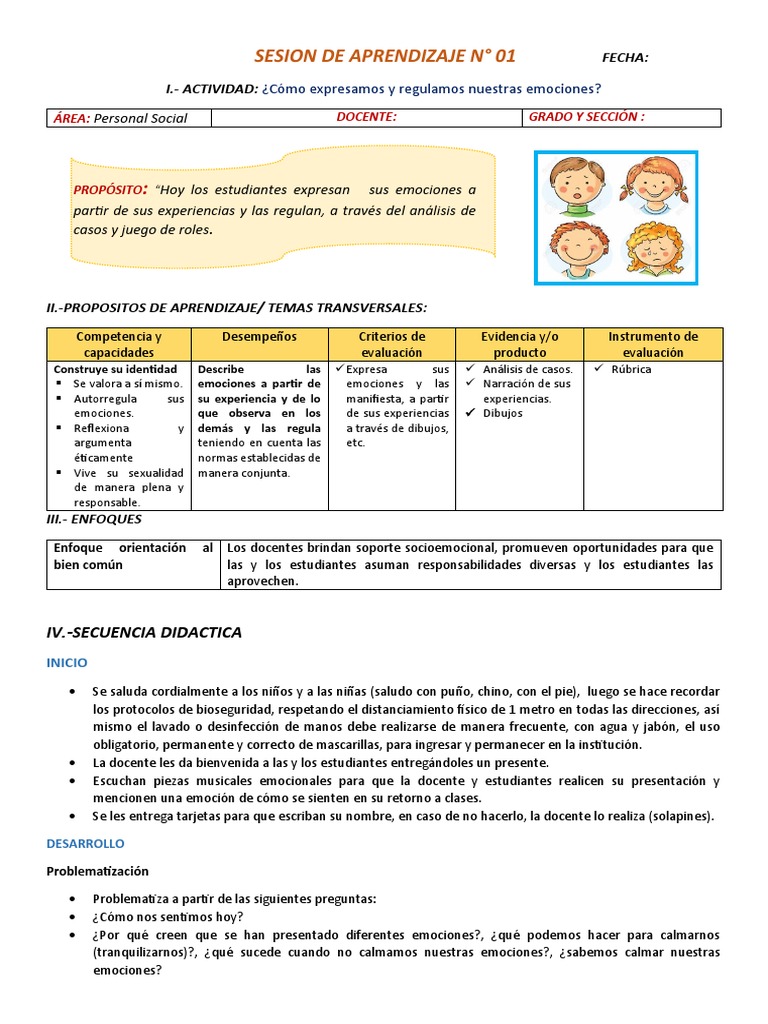 Taller de Emociones para Niños | PDF | Las emociones | Evaluación