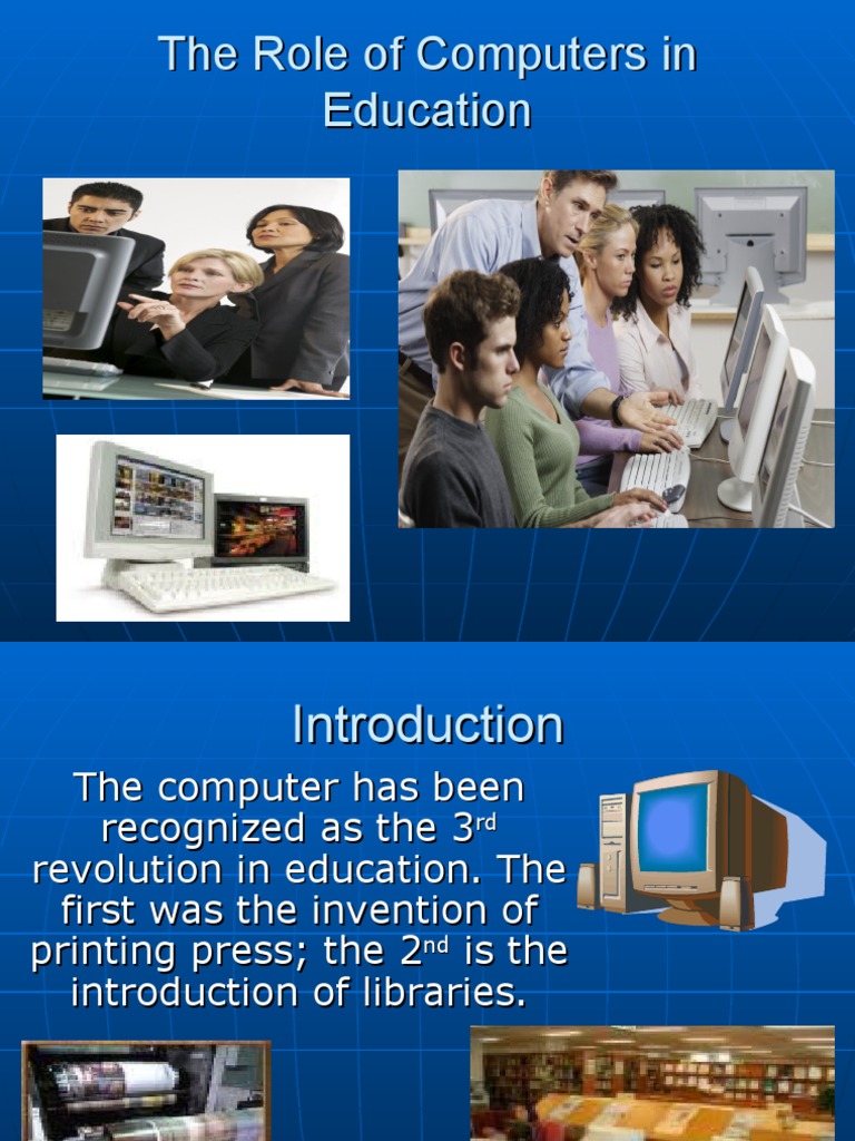 The Role of Computers in Education Microprocessor