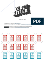 Juego Secret Hitler Versión 2.1 Adaptado A Letter