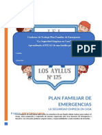 Plan Familiar de Emergencias