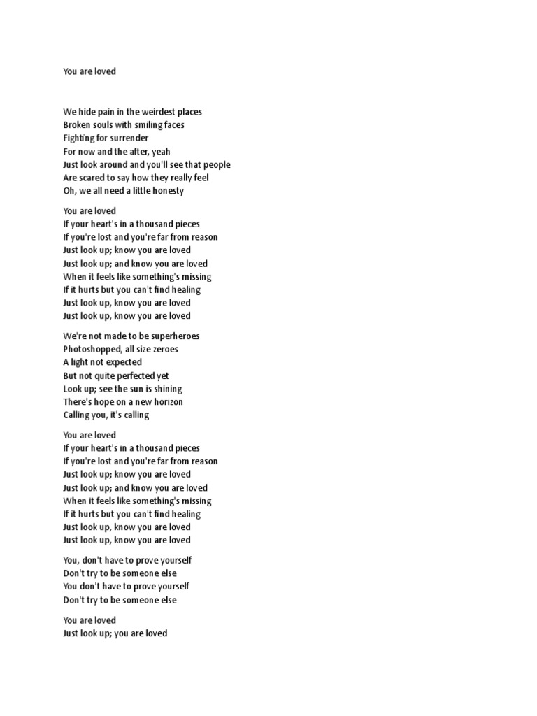 You Are Loved | PDF