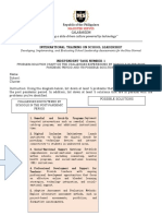 Assessment It1 Problem Solution Chart