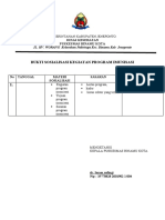 Bukti Sosialisasi Kegiatan Program