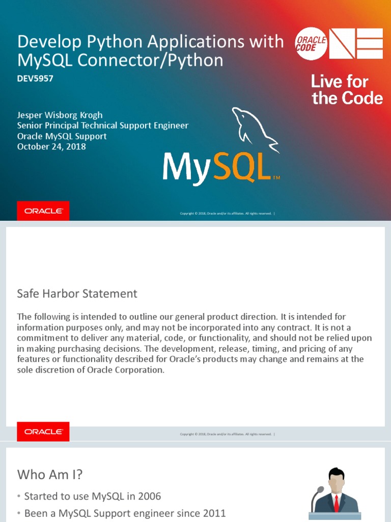 DEV5957_Develop_Python_Applications_with_MySQL_Connector_Python ...