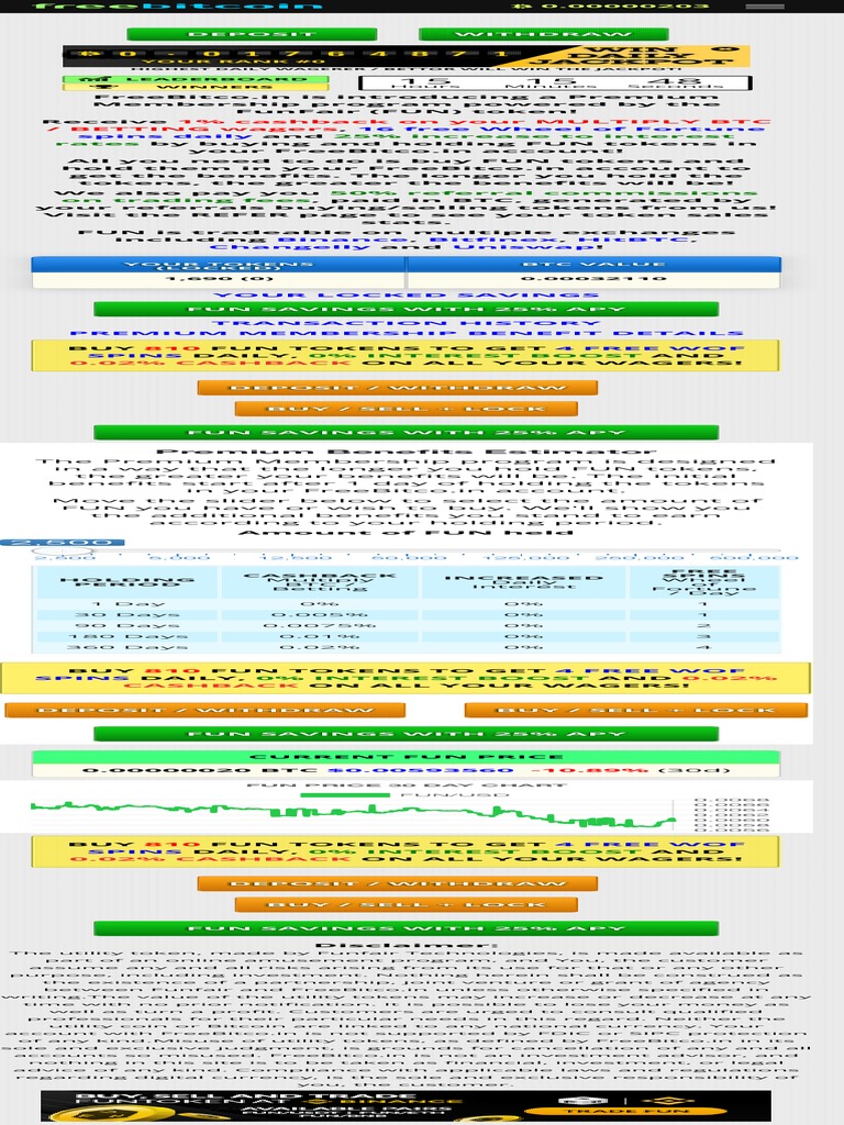 59m47s - FreeBitco - in - Win Free Bitcoins Every Hour! | PDF | Bitcoin |  Gambling