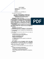 Ley de Transferencia Del Fondo de Respaldo D.L.29377