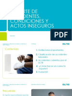 Capacitación - REPORTE DE ACCIDENTES, CONDICIONES Y ACTOS INSEGUROS 2023