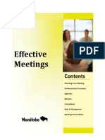 Effective - Meetings Manitoba Guidebook