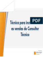 Técnica para Incrementar As Vendas Do Consultor Técnico