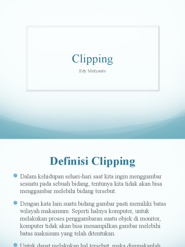 Clipping | PDF