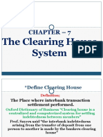 CH 08 Clearing House System
