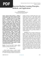 A Review of Bayesian Machine Learning Principles, Methods, and Applications