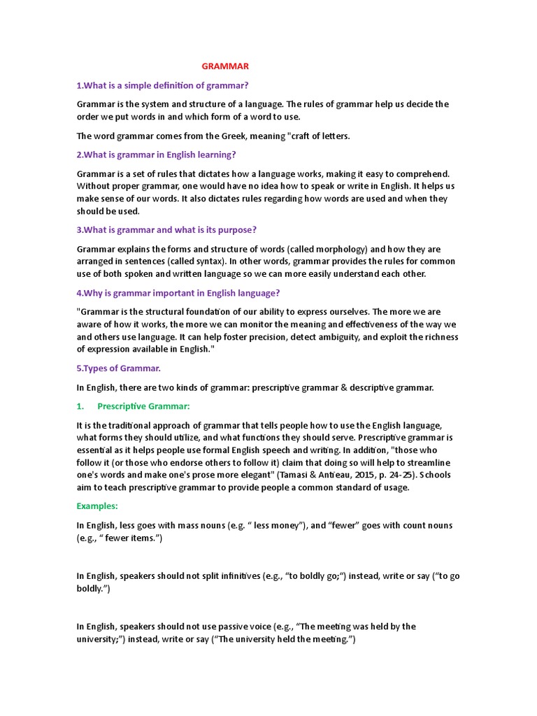Grammar Ii | PDF | Grammar | English Language