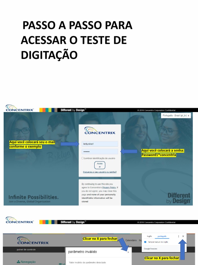 Passo A Passo - Teste de Digitação | PDF