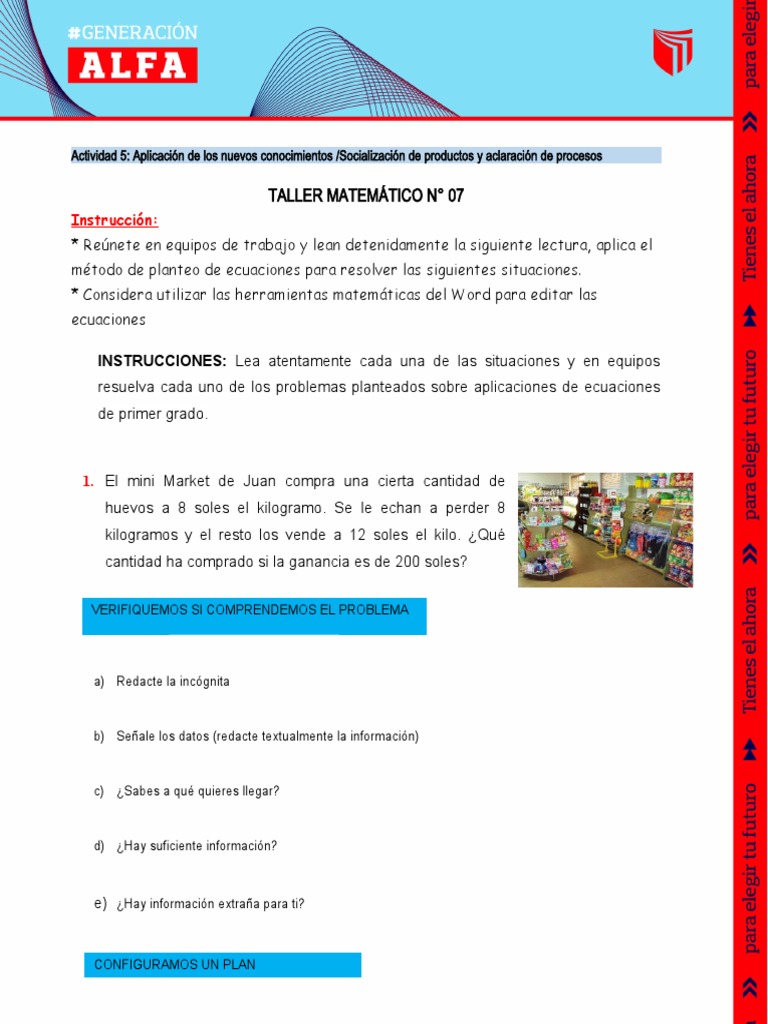 Taller Matemático 7 | PDF